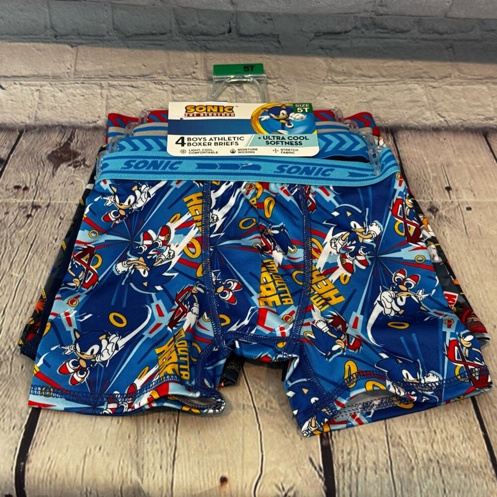 Sonic the Hedgehog Boy’s Boxer Briefs 4 Pack